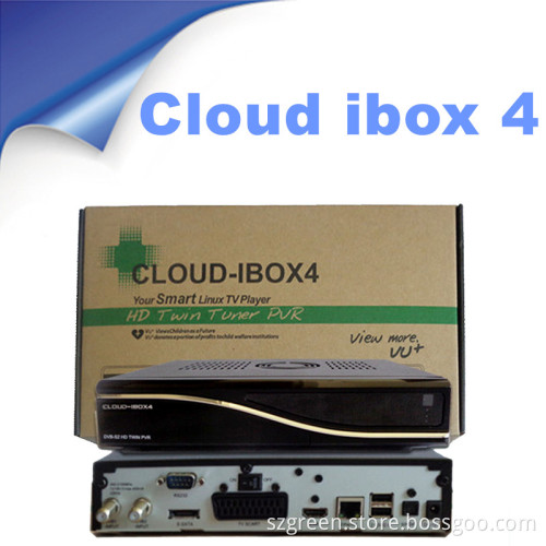 Enigma2 Twin Tuner DVB-S2 Cloud Ibox 4 / Cloud Ibox IV/ Cloud Ibox4 Dual Tuner DVB-S2 Digital Satellite Receiver Accept Paypal